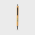 Bamboo and Metal Pen