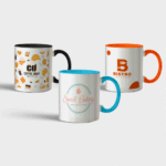 Mug coloured handle