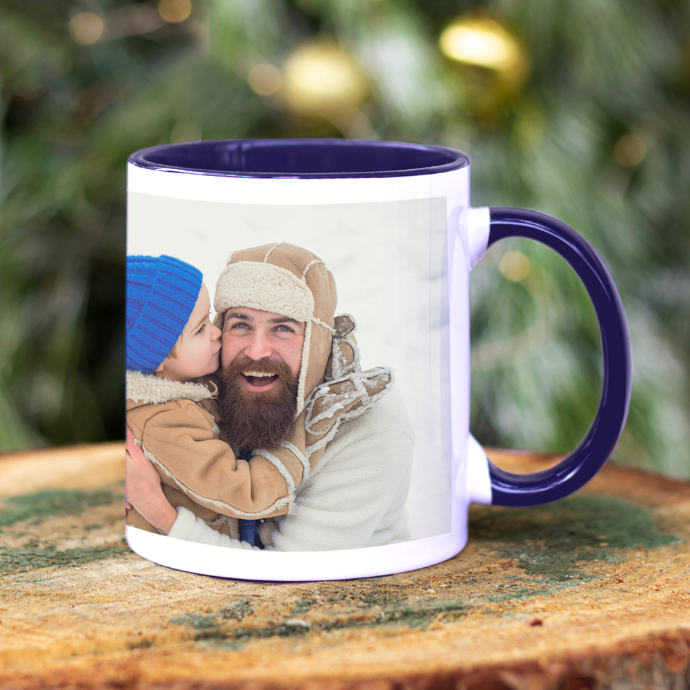 Coloured Handle Mug - Image 1