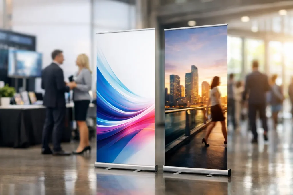 Roller Banner Printing That Gets Seen